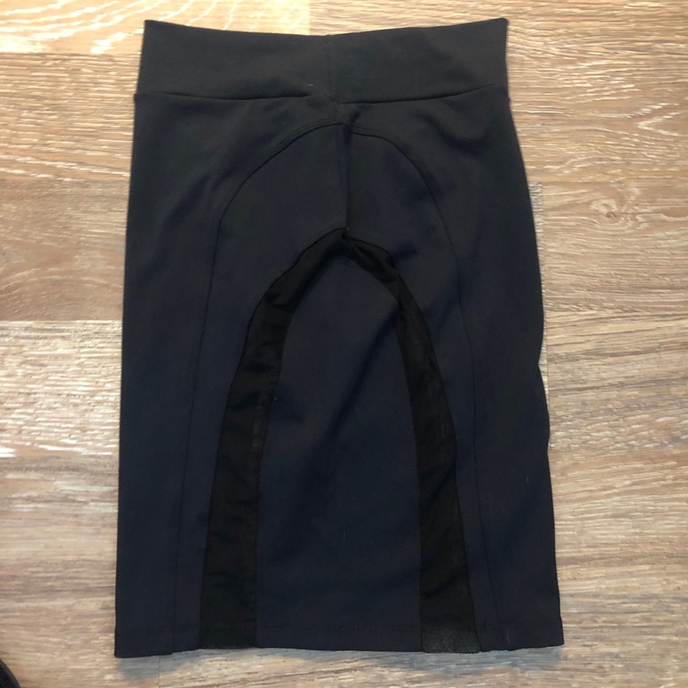 XS David Lerner spandex/nylon/mesh mini skirt - Picture 2 of 5